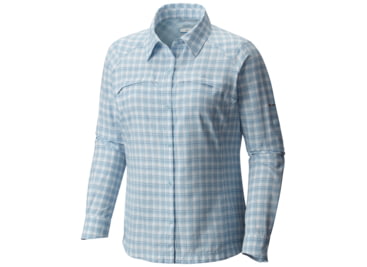 silver ridge plaid long sleeve shirt