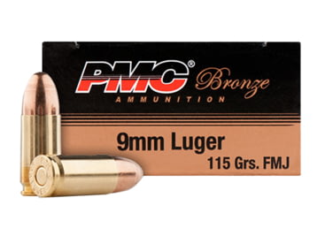 PMC 9ABP Bronze Battle Pack 9mm Luger 115 Gr Full Metal Jacket (FMJ ...