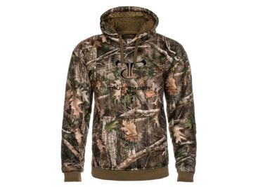 true timber high pile fleece hoodie