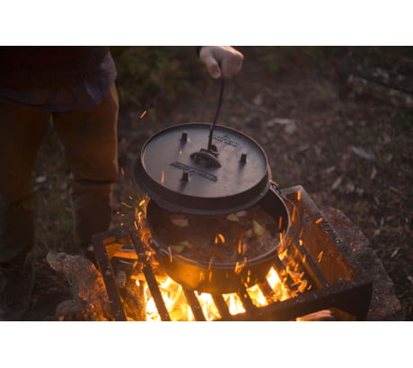 Camp Chef Pre-Seasoned 12-Quart Cast Iron Dutch Oven 