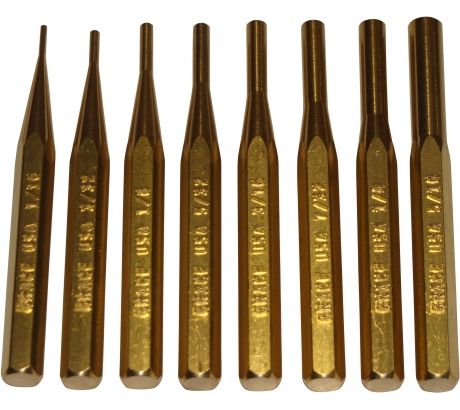 Grace USA Gun Care Brass Pin Punch Set GRPS8 ON SALE!
