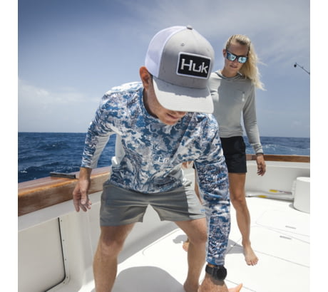 HUK Performance Fishing Solid Stretch Trucker - Mens H3000304-001