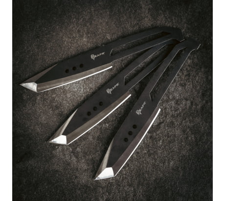 Throwing knives, 3pcs in forearm holster