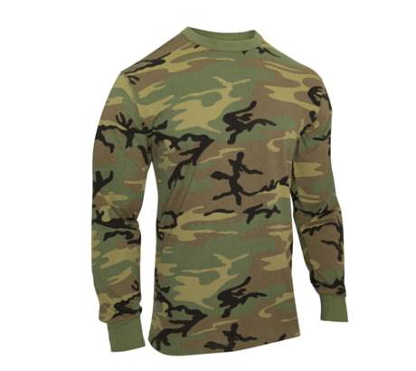 US WOODLAND CAMO T-SHIRT Woodland