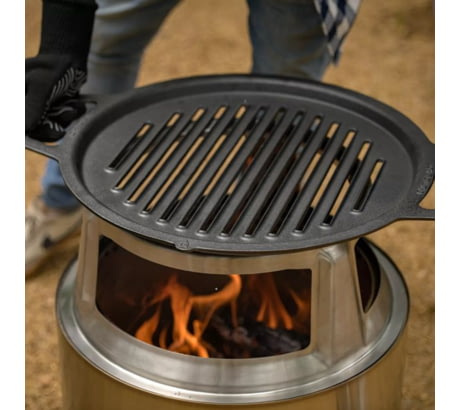 Solo Stove Bonfire Cast Iron Grill Top and Hub SSBON-COOKING-BUNDLE ON SALE!