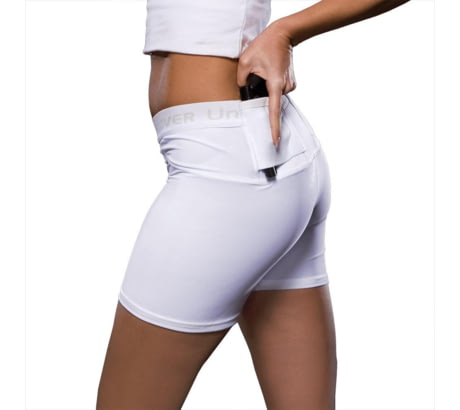 Undertech Ultimate Compression Women's Concealment Holster Shorts  4020-WHI-MD ON SALE!